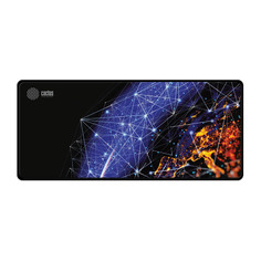 Коврик для мыши Cactus Blue Cosmic, черный/рисунок [cs-mp-pro04xxl]