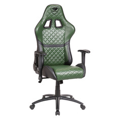 Кресло игровое COUGAR Armor One X, на колесиках, эко.кожа, зеленый/черный [cu-armone-x]