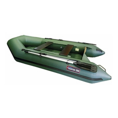 Лодка моторно-гребная HUNTERBOAT Хантер 290 Л, надувная, зеленый