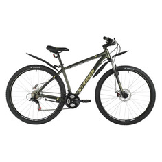 Велосипед Stinger Caiman D 29 (2021) горный рам.:20" кол.:29" зеленый 17кг (29SHD.CAIMAND.20GN1)