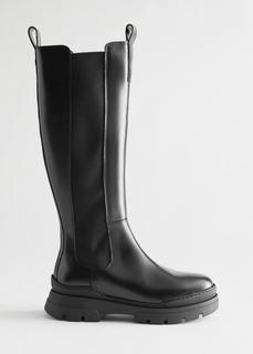 Высокие кожаные ботинки челси & Other Stories