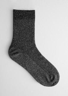 Короткие носки в рубчик с люрексом & Other Stories