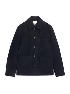 Шерстяная куртка прямого силуэта Arket