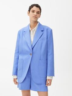 Пиджак оверсайз из хлопка и пеньки Arket