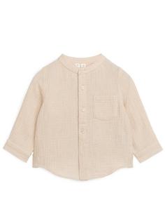 Рубашка из хлопкового муслина Arket
