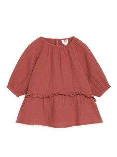 Платье свободного кроя с оборками Arket