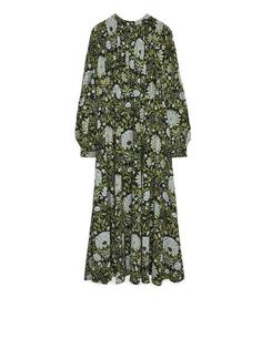 Струящееся платье с цветочным узором Arket