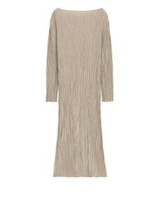 Платье из жатой ткани Arket