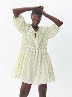 Платье из хлопка с цветочным принтом Arket