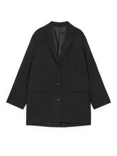 Саржевый пиджак свободного кроя Arket