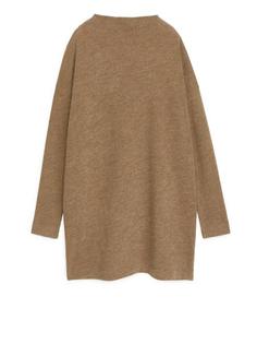Трикотажное платье из смеси мериносовой шерсти и хлопка Arket