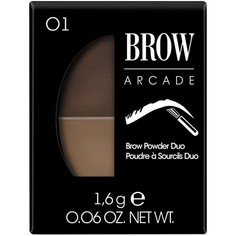 Тени для бровей VIVIENNE SABO BROW ARCADE тон 01 двойные