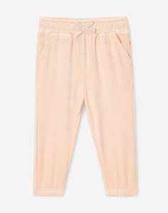 Розовые велюровые брюки Jogger для девочки Gloria Jeans