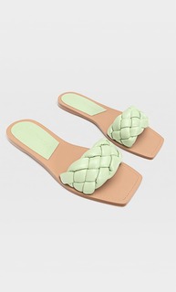 Stradivarius Сандалии С Плетеными Деталями Multicolor 38