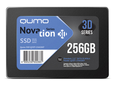 Твердотельный накопитель Qumo Novation TLC 3D 256Gb Q3DT-256GSKF