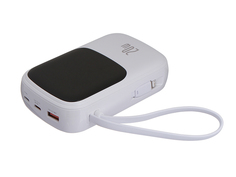 Внешний аккумулятор Baseus Power Bank Qpow Digital Display 20000mAh 20W White PPQD-H02