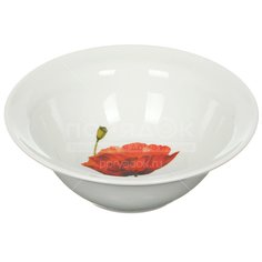 Салатник керамический, 550 мл, Алый мак 5С0024 Добрушский фарфоровый завод