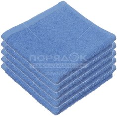 Полотенце кухонное, 30х30 см, Belezza Ocean, 400 г/кв.м, синее 6083697