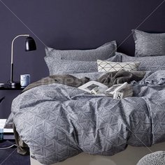 Постельное белье Cleo семейное сатин (простыня 220х240 см, 2 наволочки 50х70 см, 2 наволочки 70х70 см, 2 пододеяльника 145х215 см) 41/511-SL