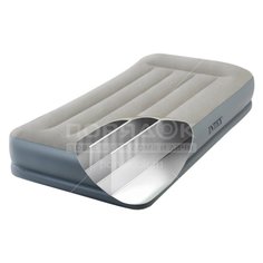 Кровать надувная Intex Mid-Rice Airbed 64166NP с насосом, 99х191х30 см