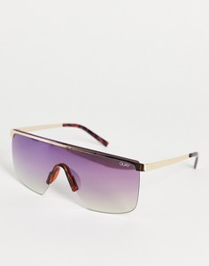 Большие солнцезащитные очки Quay Anonymous-Фиолетовый цвет
