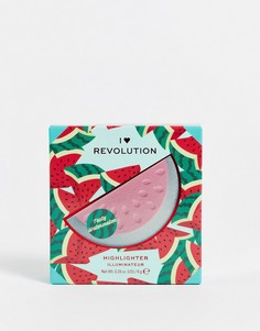 Хайлайтер с дизайном в стиле арбуза в 3D I Heart Revolution-Multi