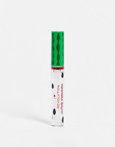 Блеск для губ с ароматом арбуза I Heart Revolution Watermelon Lipgloss - Splash-Прозрачный