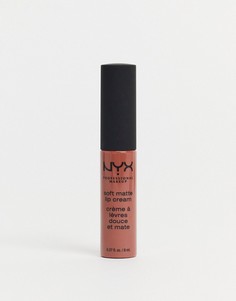 Мягкий матовый крем для губ NYX Professional Makeup - Leon-Коричневый цвет