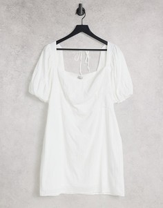 Белое платье мини Pimkie-Белый