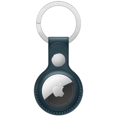 Кожаный брелок Apple для AirTag Leather Key Ring Baltic Blue (MHJ23ZM/A) для AirTag Leather Key Ring Baltic Blue (MHJ23ZM/A)