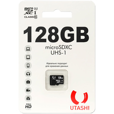 Карта памяти MicroSD Utashi 128GB Class10 UHS-1 128GB Class10 UHS-1