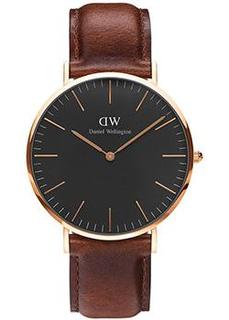 fashion наручные мужские часы Daniel Wellington DW00100124. Коллекция Classic Black St Mawes