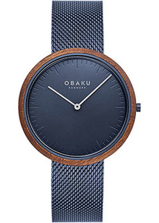 fashion наручные мужские часы Obaku V245GXLLML. Коллекция Trae