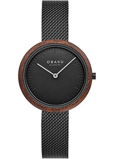 fashion наручные женские часы Obaku V245LXBBMB. Коллекция Trae