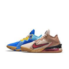 Баскетбольные кроссовки LeBron 18 Low “Wile E. vs Roadrunner” - Синий Nike