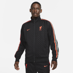 Мужская куртка из трикотажного материала Liverpool FC N98 - Черный Nike