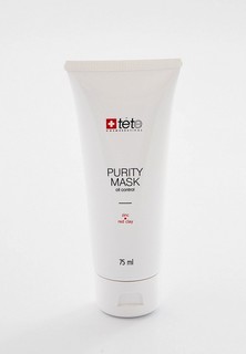 Маска для лица TETe Cosmeceutical Себорегулирующая очищающая маска с цинком и красной глиной, Purity Mask, 75 мл