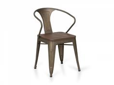 Стул tolix wood (ogogo) серый 38x78x38 см.