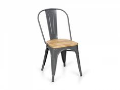 Стул tolix wood (ogogo) серый 38x83x38 см.