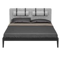 Кровать marbella (mod interiors) серый 172x110x216 см.