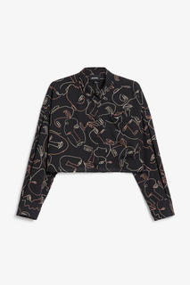Укороченная блуза Monki