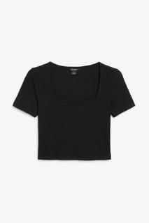 Кроп-топ с квадратным вырезом Monki