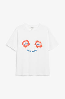 Футболка из хлопка Monki