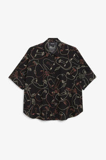 Рубашка прямого кроя Monki