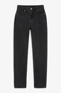 Черные выцветшие джинсы Moluna Monki