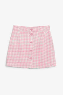 Мини-юбка из хлопка Monki