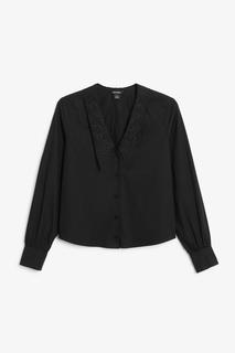 Блузка с большим воротником Monki