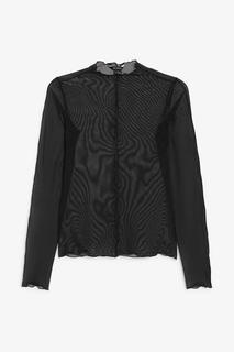 Сетчатый топ с длинным рукавом Monki