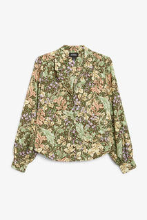 Атласная блуза Monki