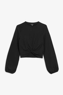Укороченный топ с длинным рукавом Monki